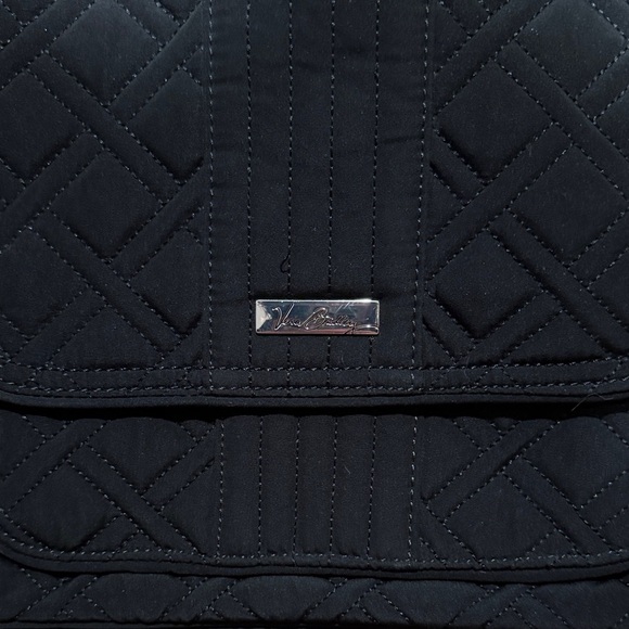 Vera Bradley Black Quilted Crossbody Bag - Picture 2 of 3